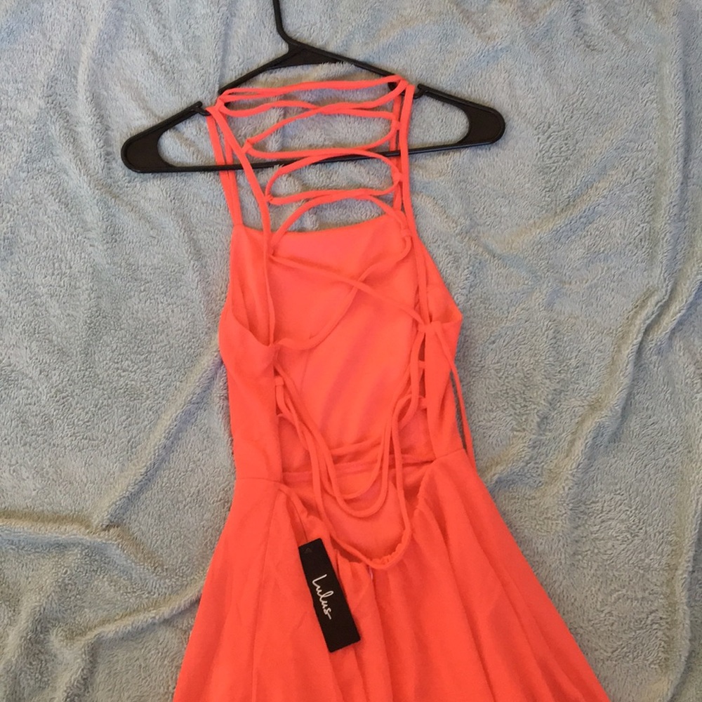 NWT Lulu’s coral dress - Picture 4 of 7